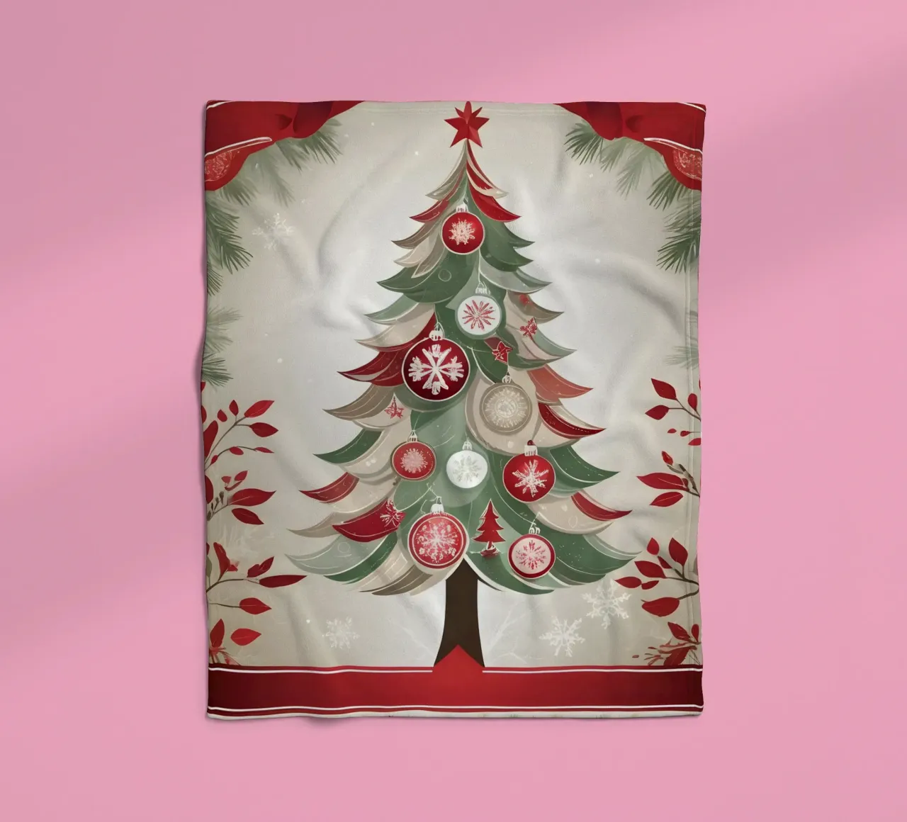 Albero di Natale coperta in pile da Twinkle & Thread