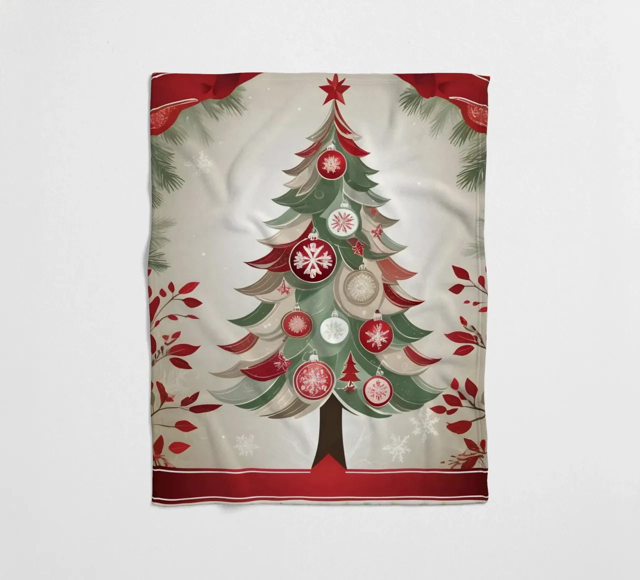 Albero di Natale coperta in pile da Twinkle & Thread
