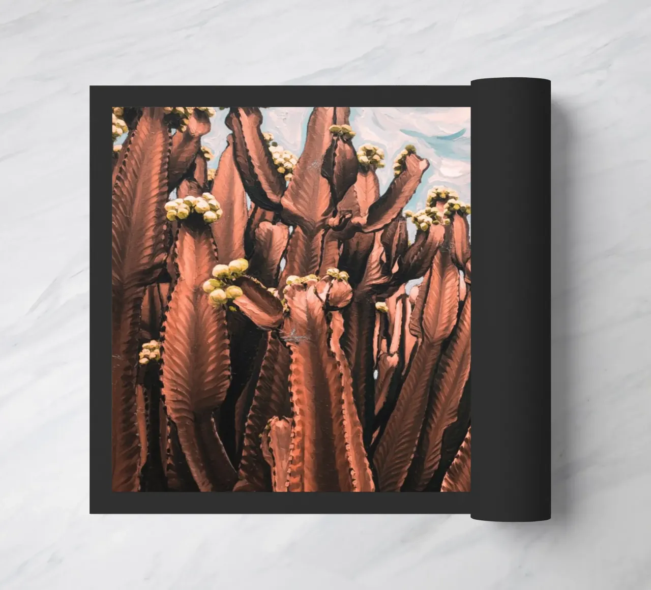 Cactus rosa zerbino da Jana Leonenkov Art
