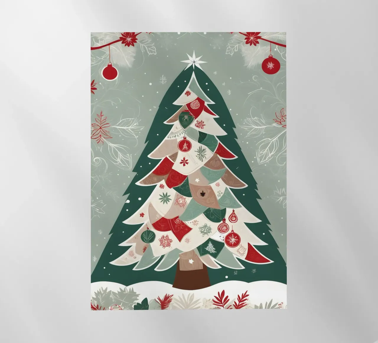 Albero di Natale pellicola backlit da Twinkle & Thread