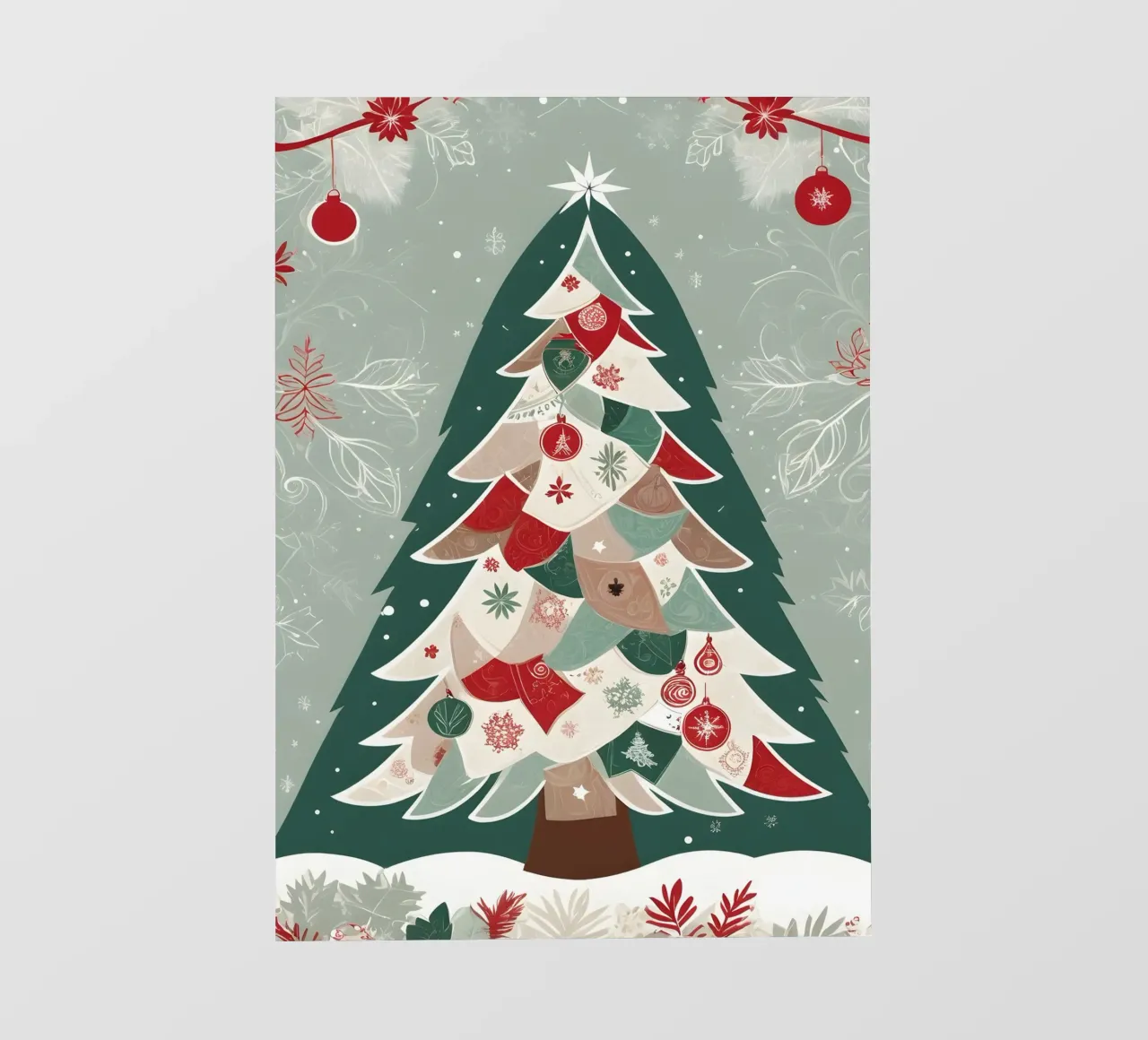 Albero di Natale telo in pvc da Twinkle & Thread