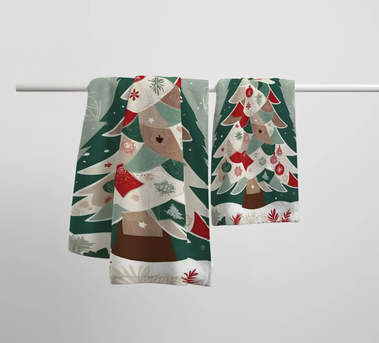 Albero di Natale asciugamano da bagno da Twinkle & Thread