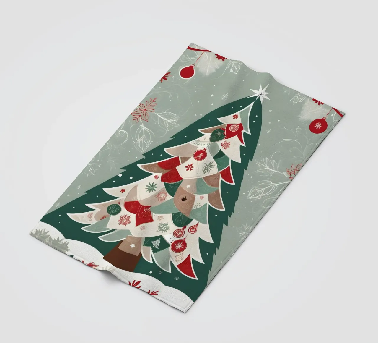 Albero di Natale coperta in pile da Twinkle & Thread