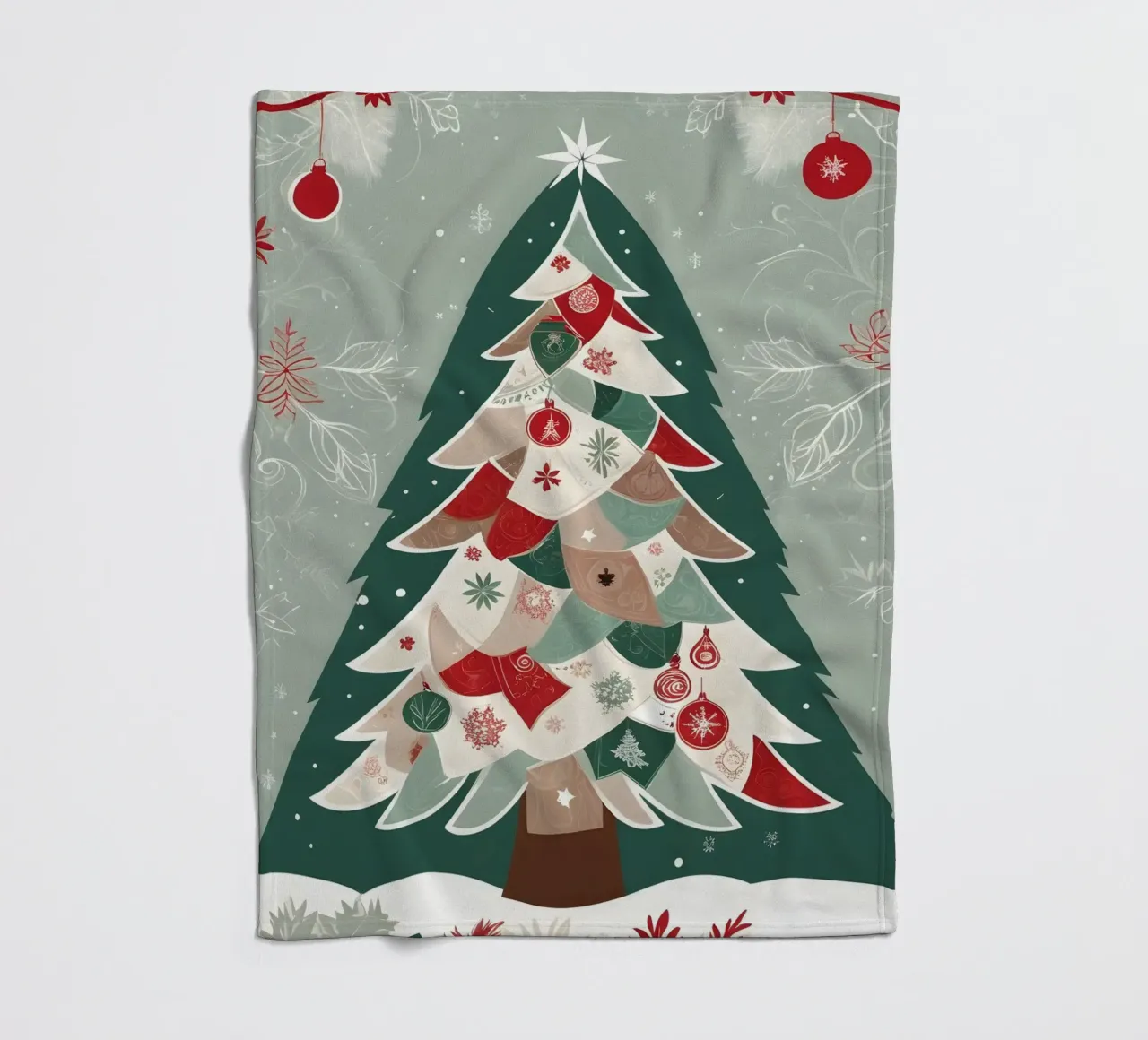 Albero di Natale coperta in pile da Twinkle & Thread