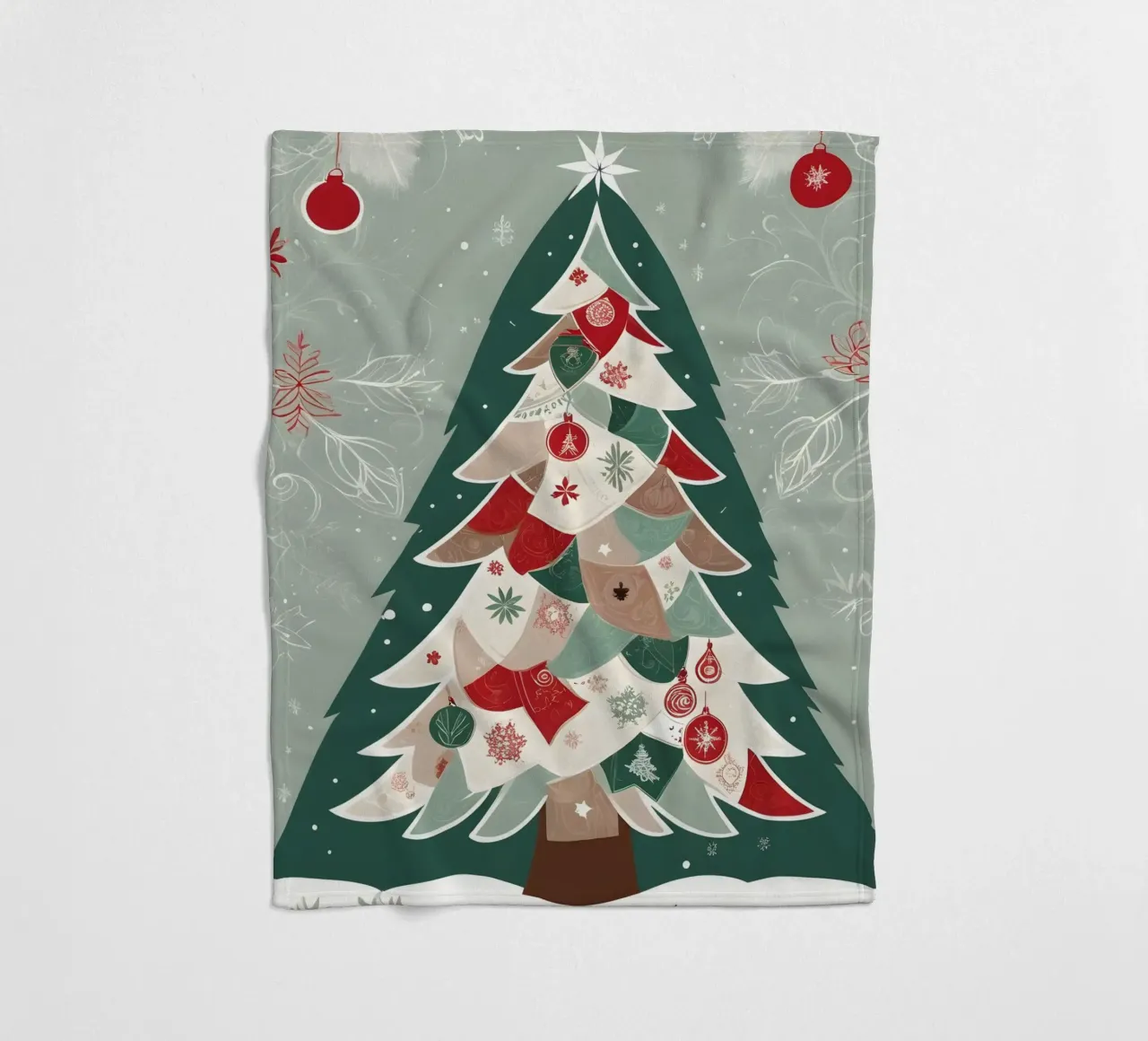 Albero di Natale coperta in pile da Twinkle & Thread