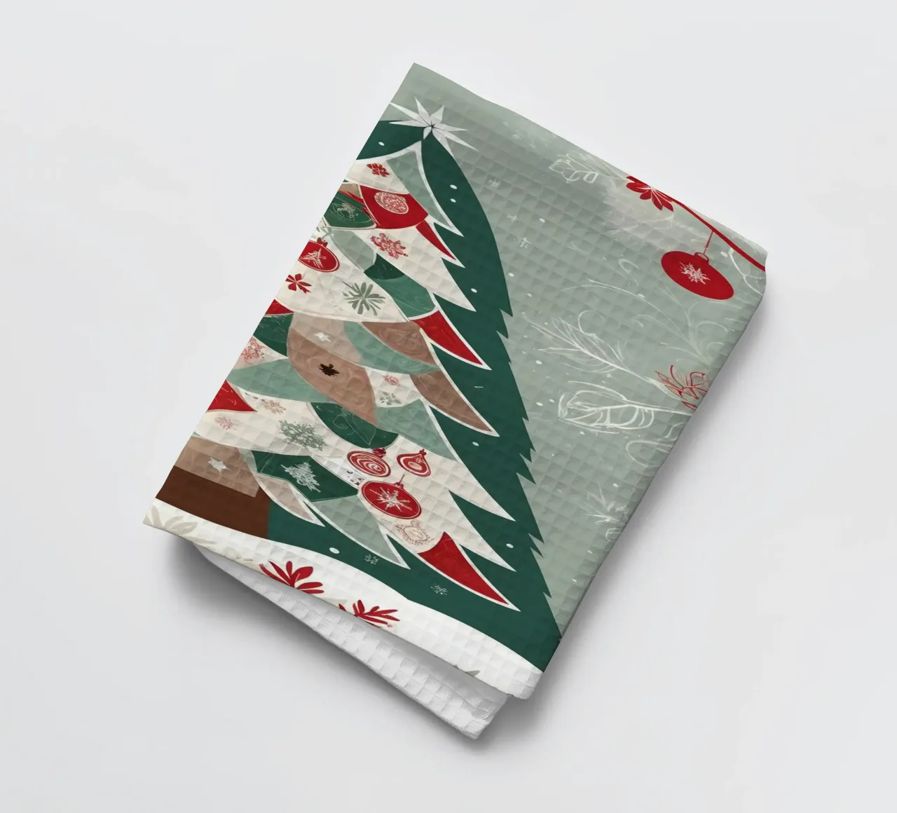Albero di Natale canovaccio da cucina da Twinkle & Thread