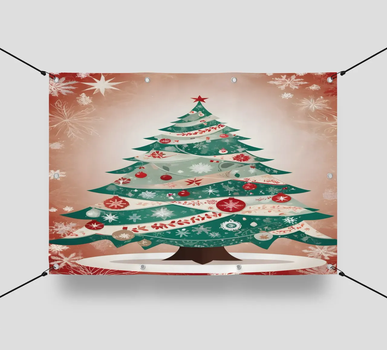 Albero di Natale telo in pvc da Twinkle & Thread