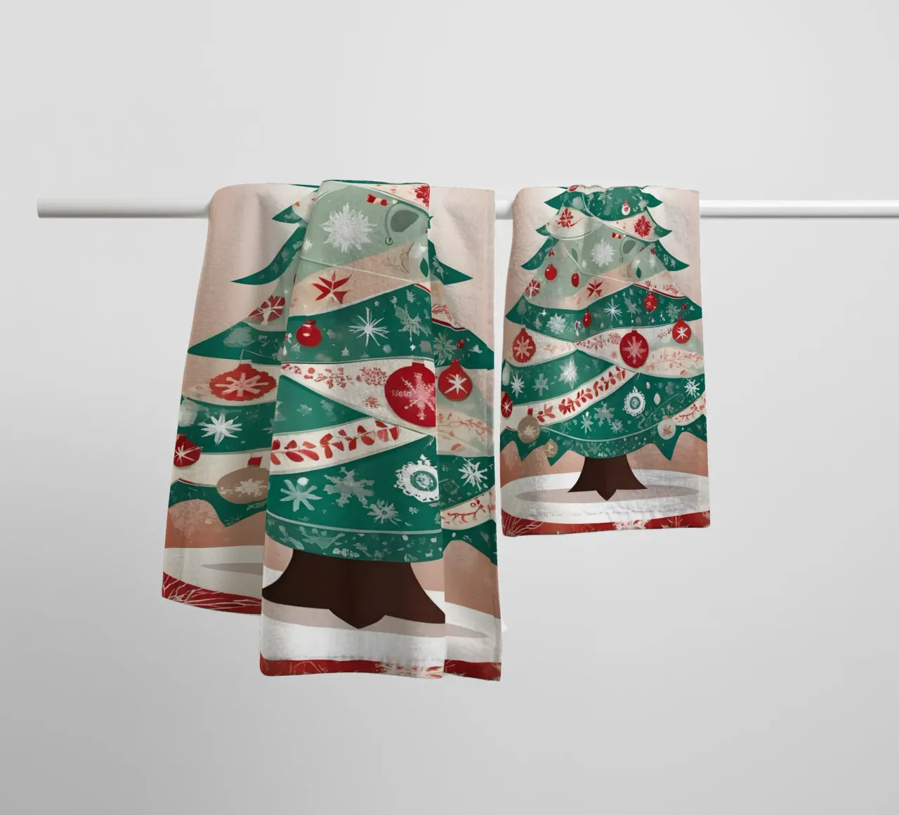 Albero di Natale asciugamano da bagno da Twinkle & Thread