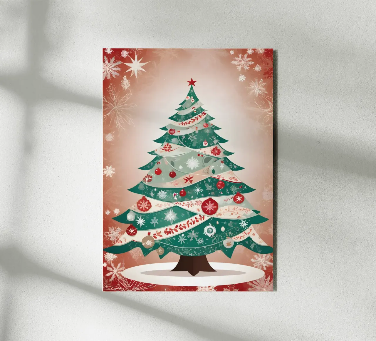 Albero di Natale alluminio dibond da Twinkle & Thread