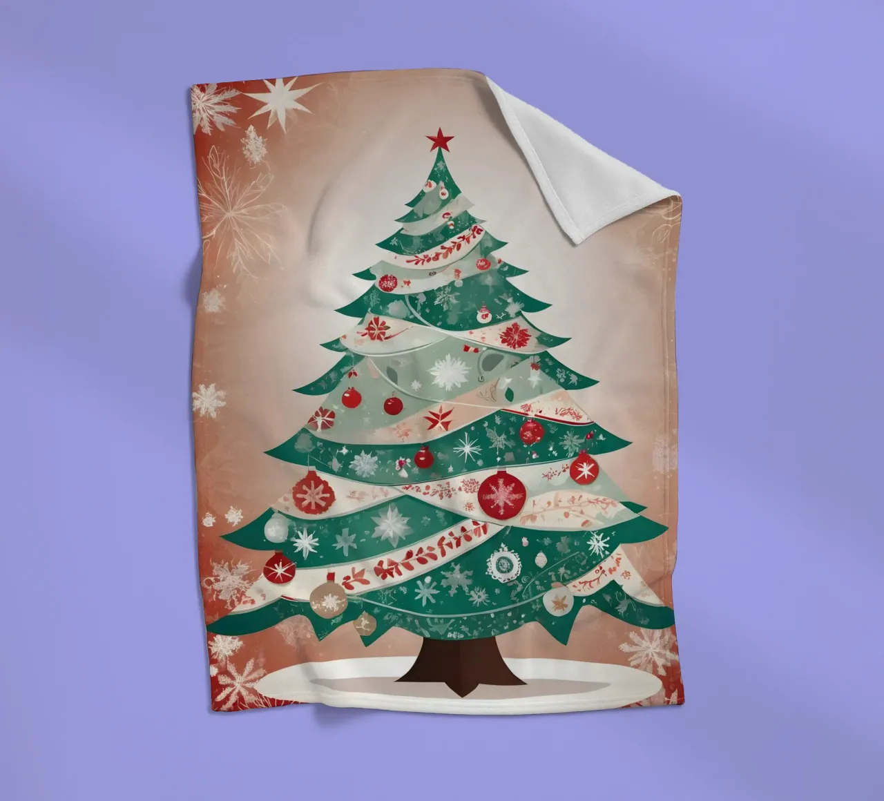 Albero di Natale coperta in pile da Twinkle & Thread