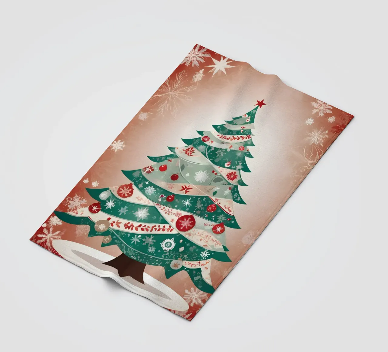 Albero di Natale coperta in pile da Twinkle & Thread