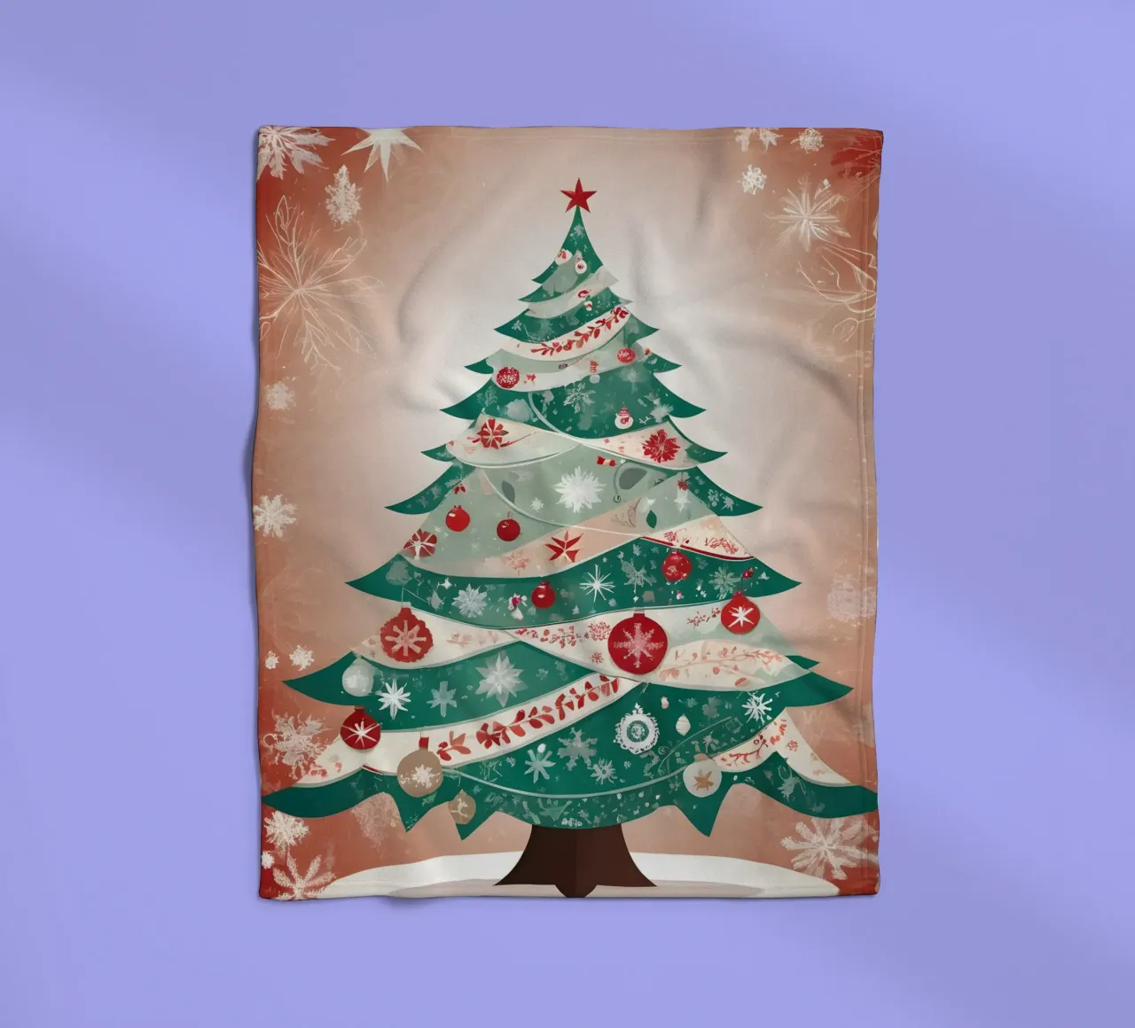 Albero di Natale coperta in pile da Twinkle & Thread