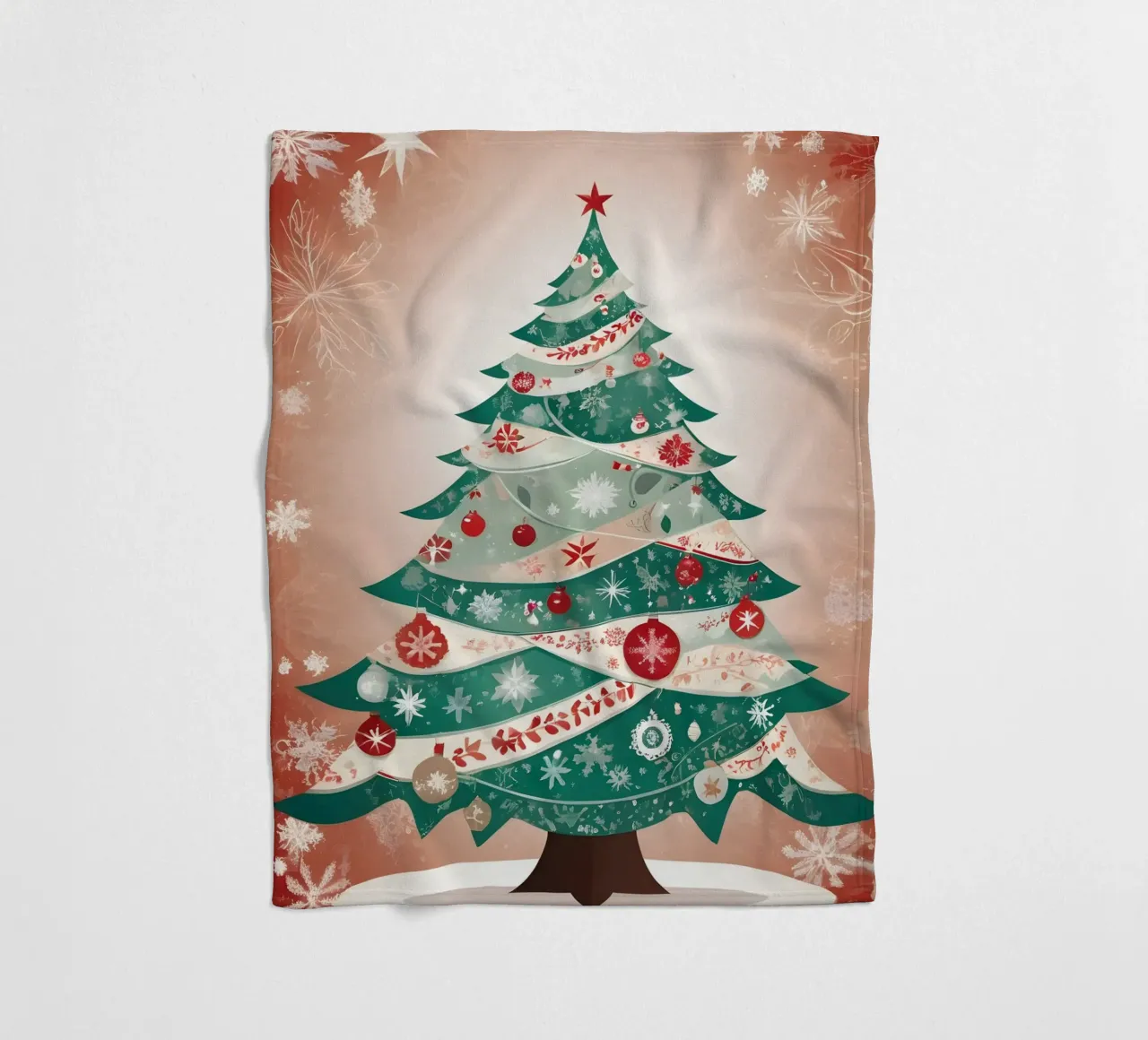 Albero di Natale coperta in pile da Twinkle & Thread
