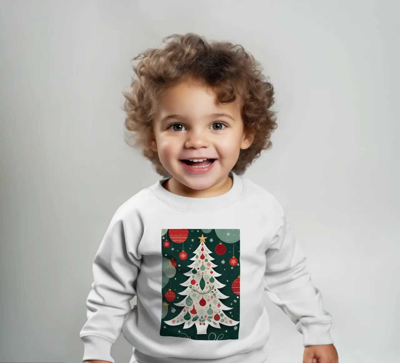 Albero di Natale felpa neonato da Twinkle & Thread