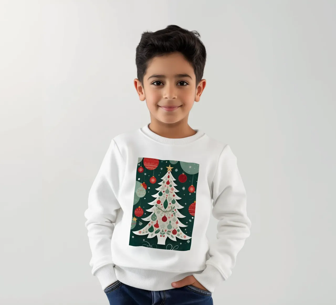 Albero di Natale felpa bambino da Twinkle & Thread