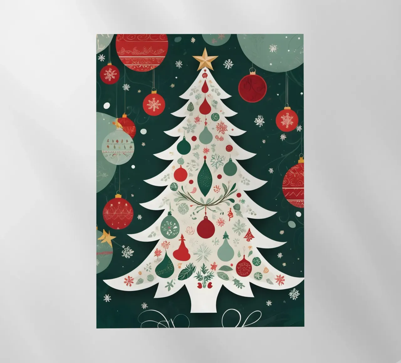 Albero di Natale pellicola backlit da Twinkle & Thread