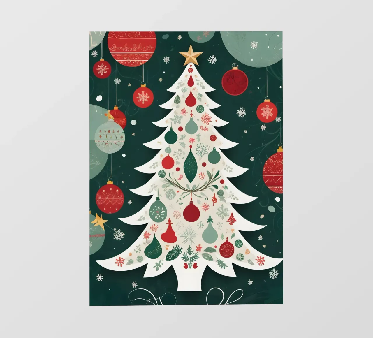 Albero di Natale telo in pvc da Twinkle & Thread