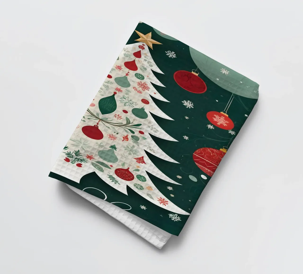 Albero di Natale canovaccio da cucina da Twinkle & Thread
