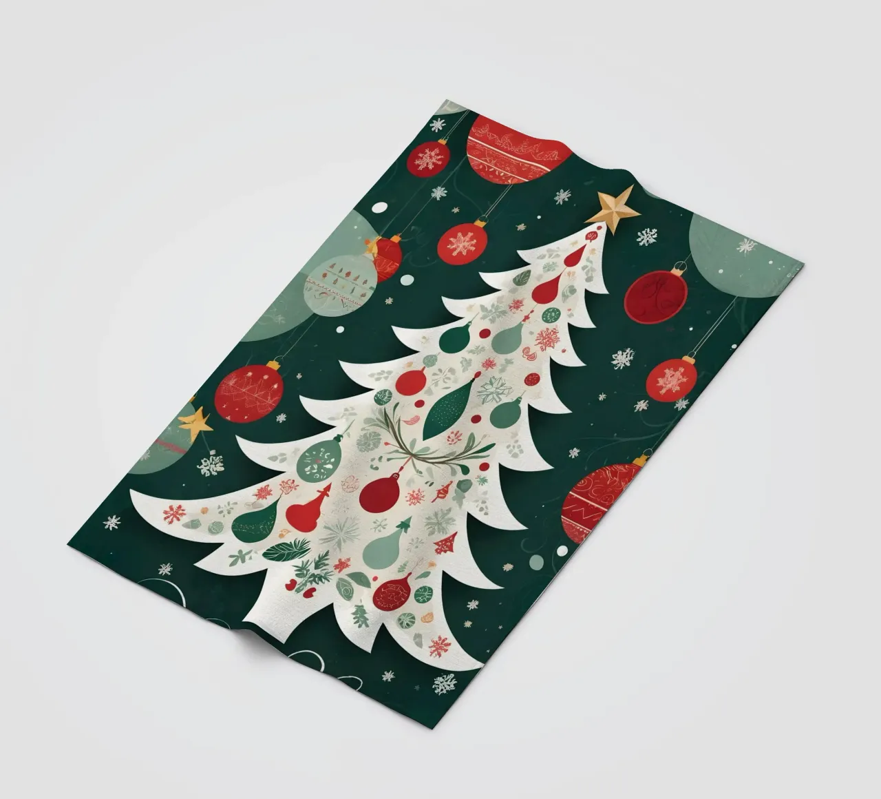 Albero di Natale coperta in pile da Twinkle & Thread