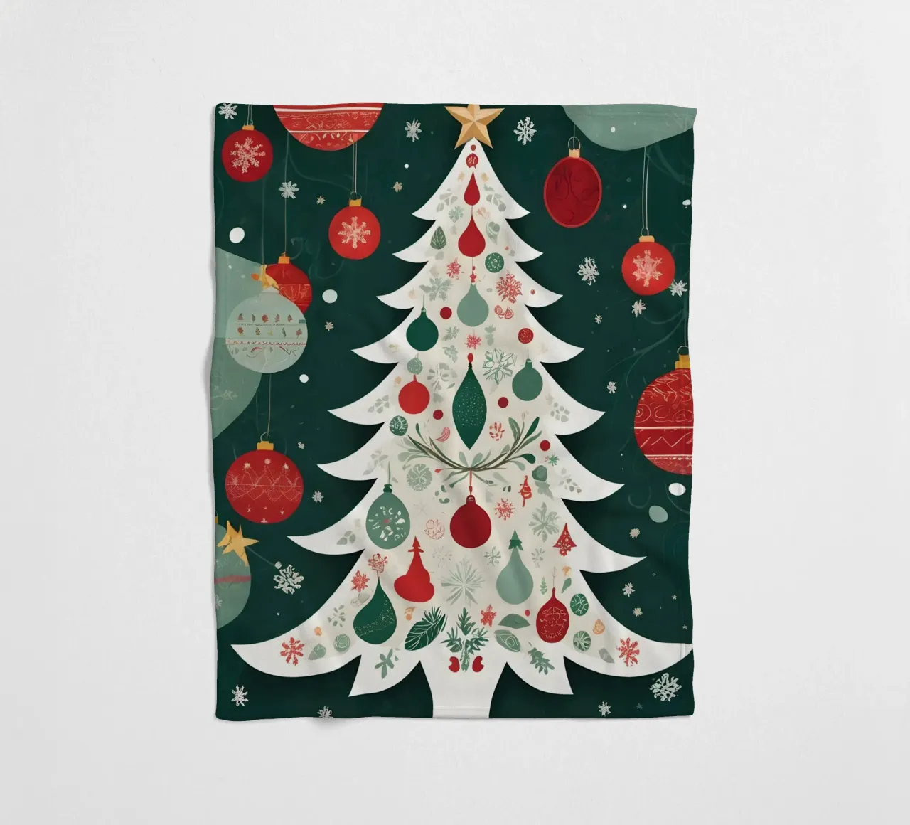 Albero di Natale coperta in pile da Twinkle & Thread