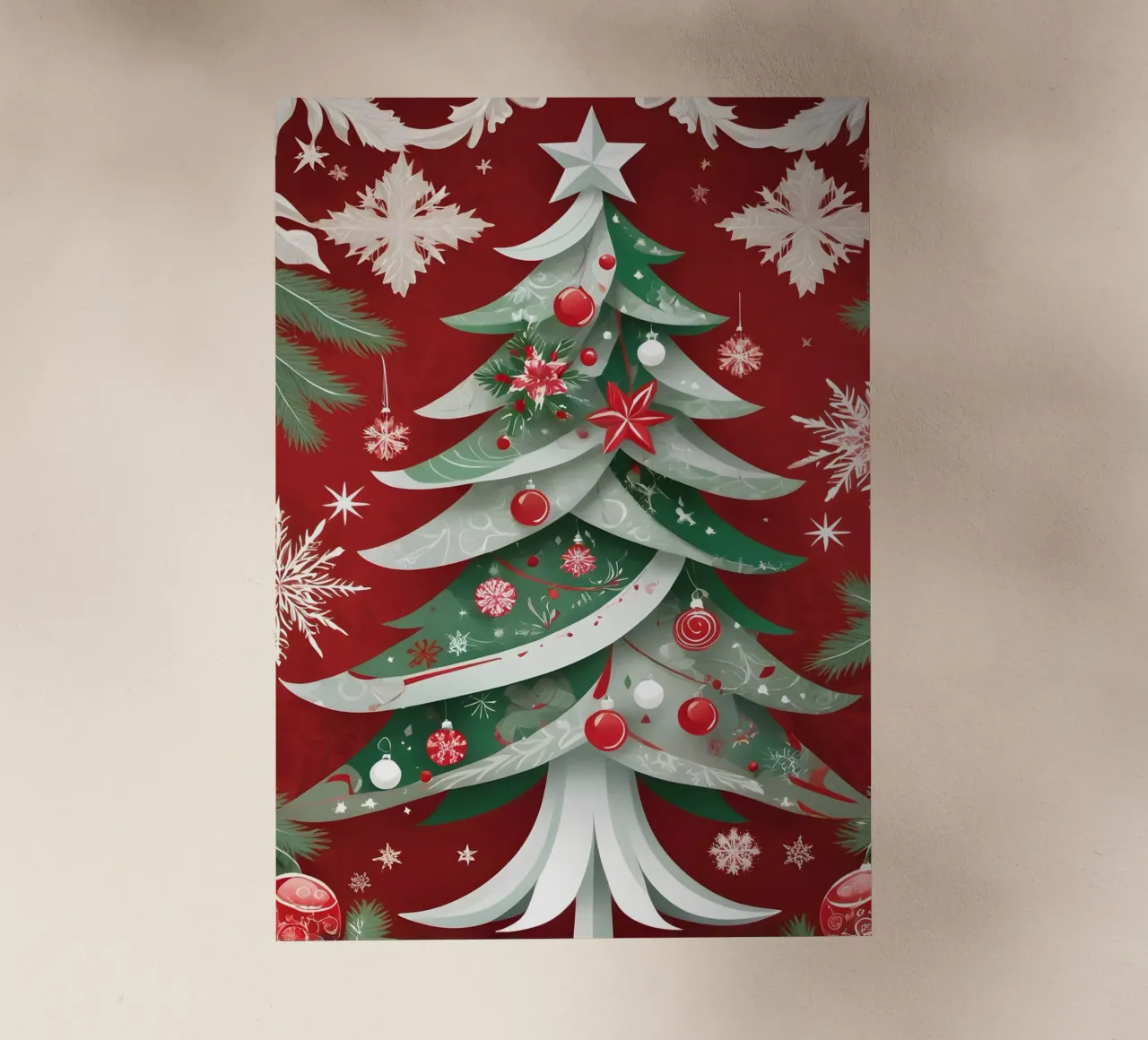 Albero di Natale pellicola backlit da Twinkle & Thread