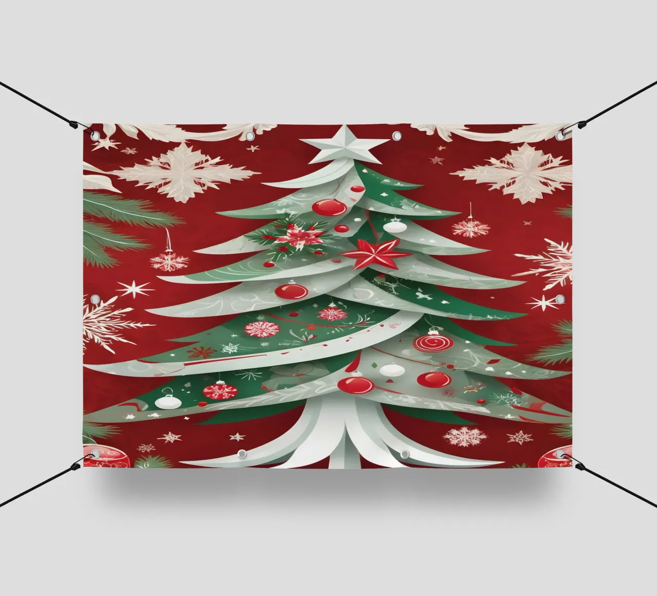 Albero di Natale telo in pvc da Twinkle & Thread