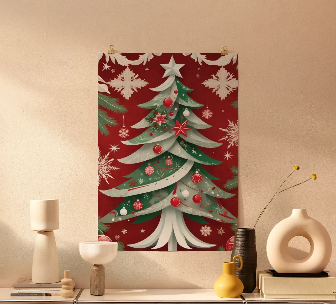 Albero di Natale carta hahnemühle da Twinkle & Thread