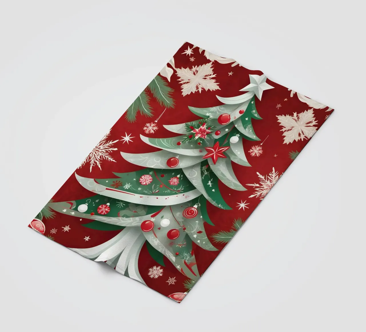 Albero di Natale coperta in pile da Twinkle & Thread