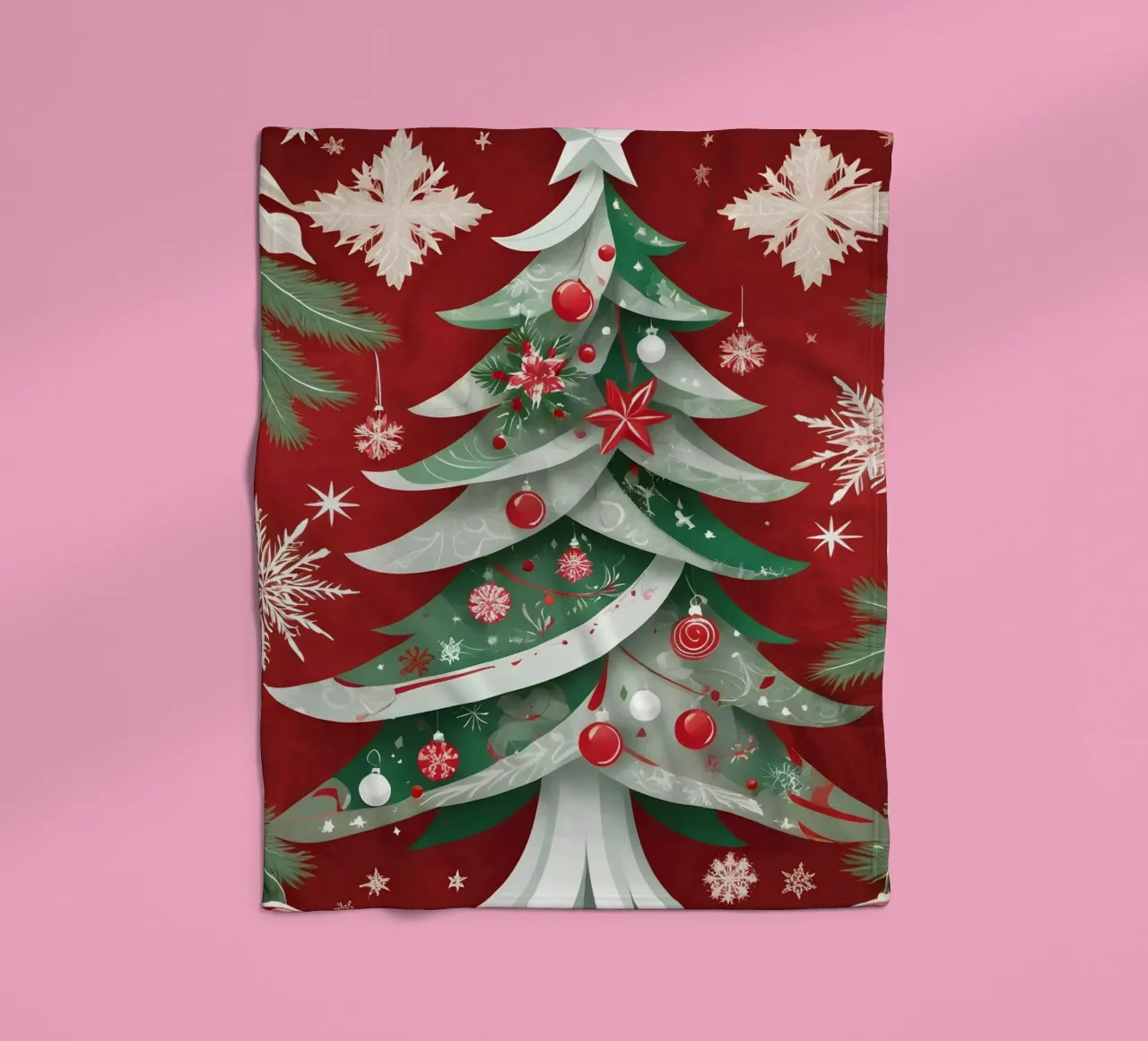 Albero di Natale coperta in pile da Twinkle & Thread