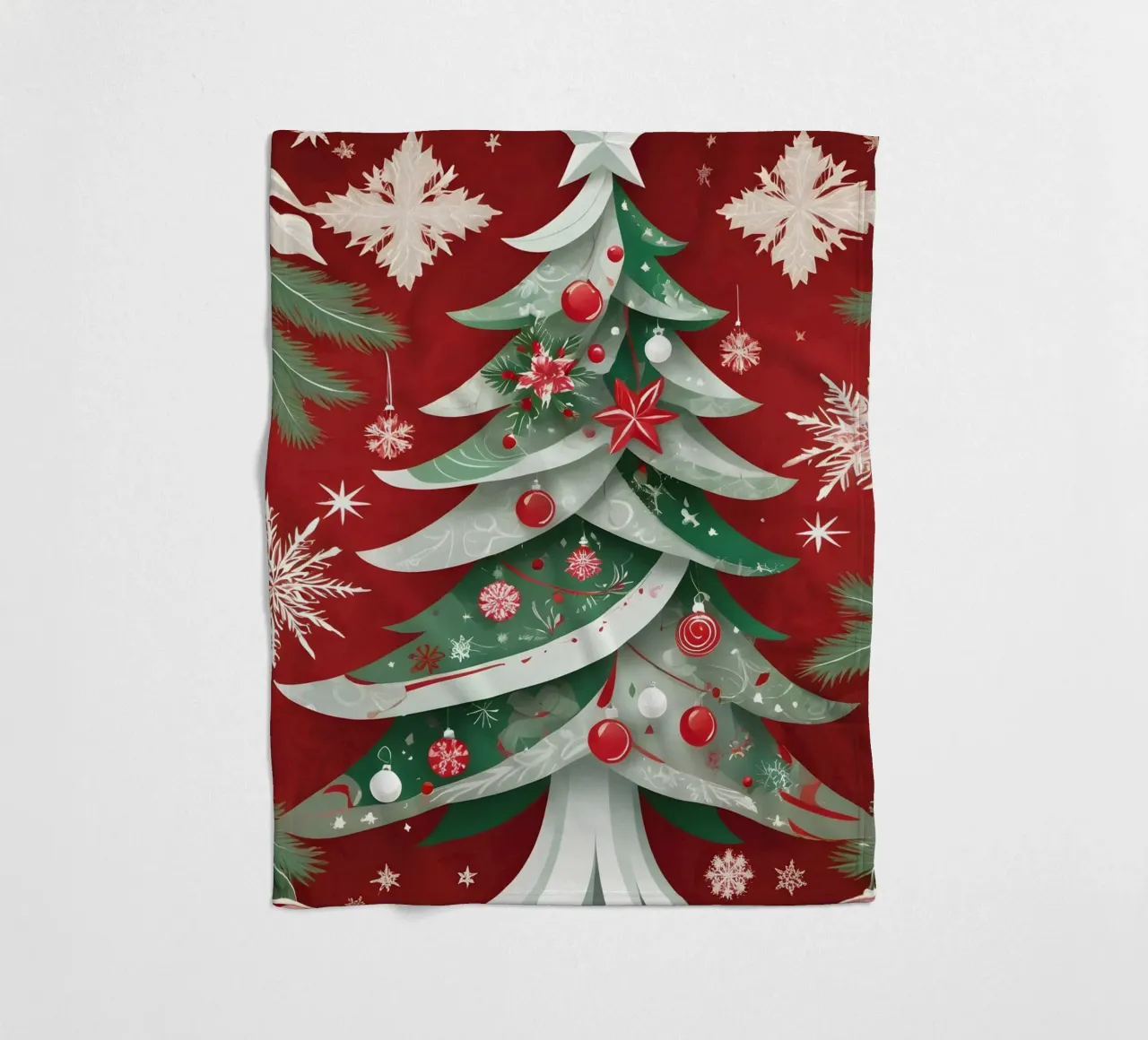 Albero di Natale coperta in pile da Twinkle & Thread