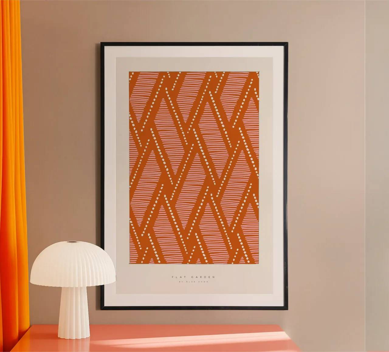 Àlex Roda - Flat Garden poster da The Artcircle