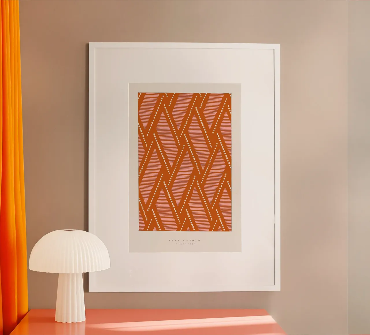 Àlex Roda - Flat Garden poster da The Artcircle