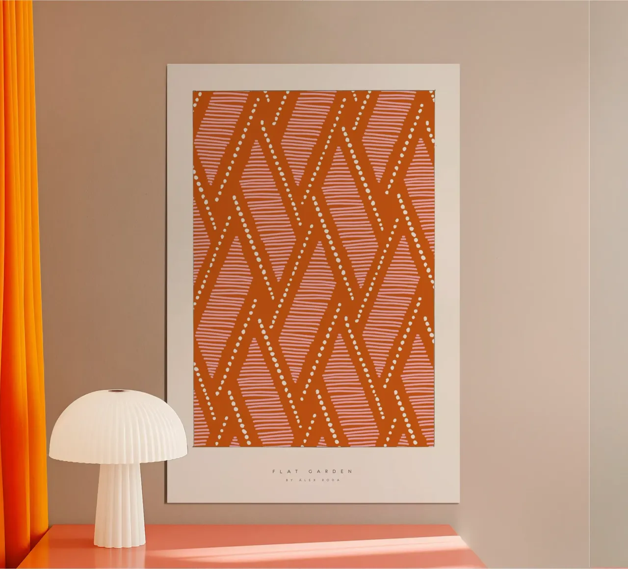 Àlex Roda - Flat Garden poster da The Artcircle