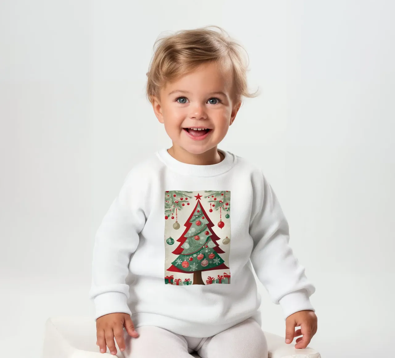 Albero di Natale felpa neonato da Twinkle & Thread
