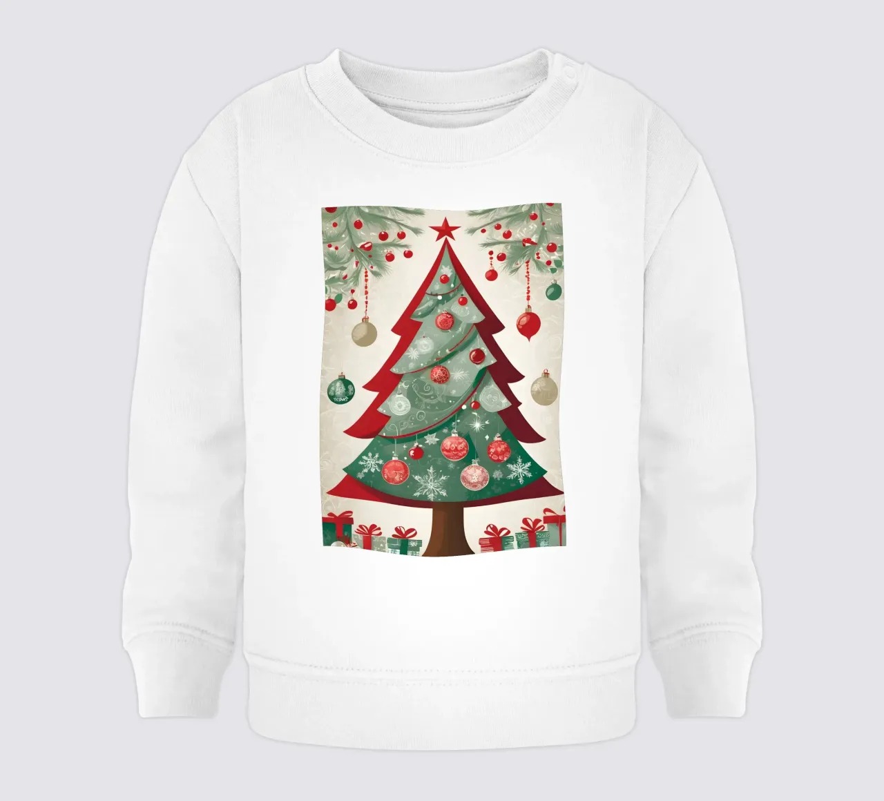 Albero di Natale felpa neonato da Twinkle & Thread