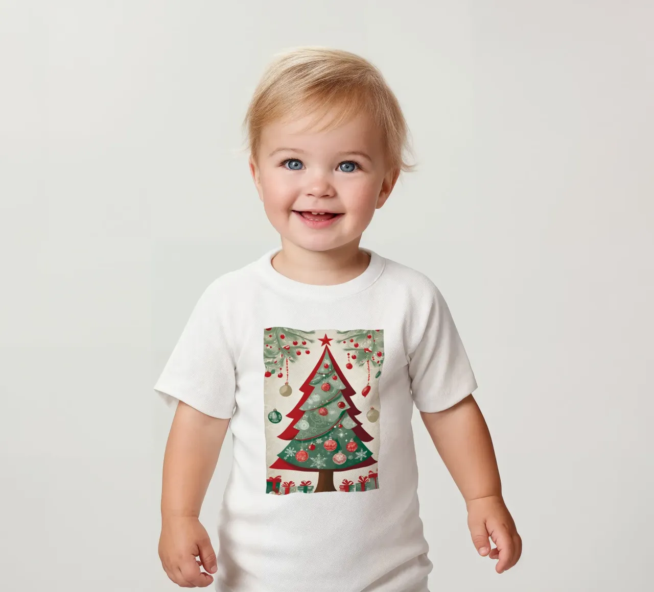 Albero di Natale maglietta neonato da Twinkle & Thread