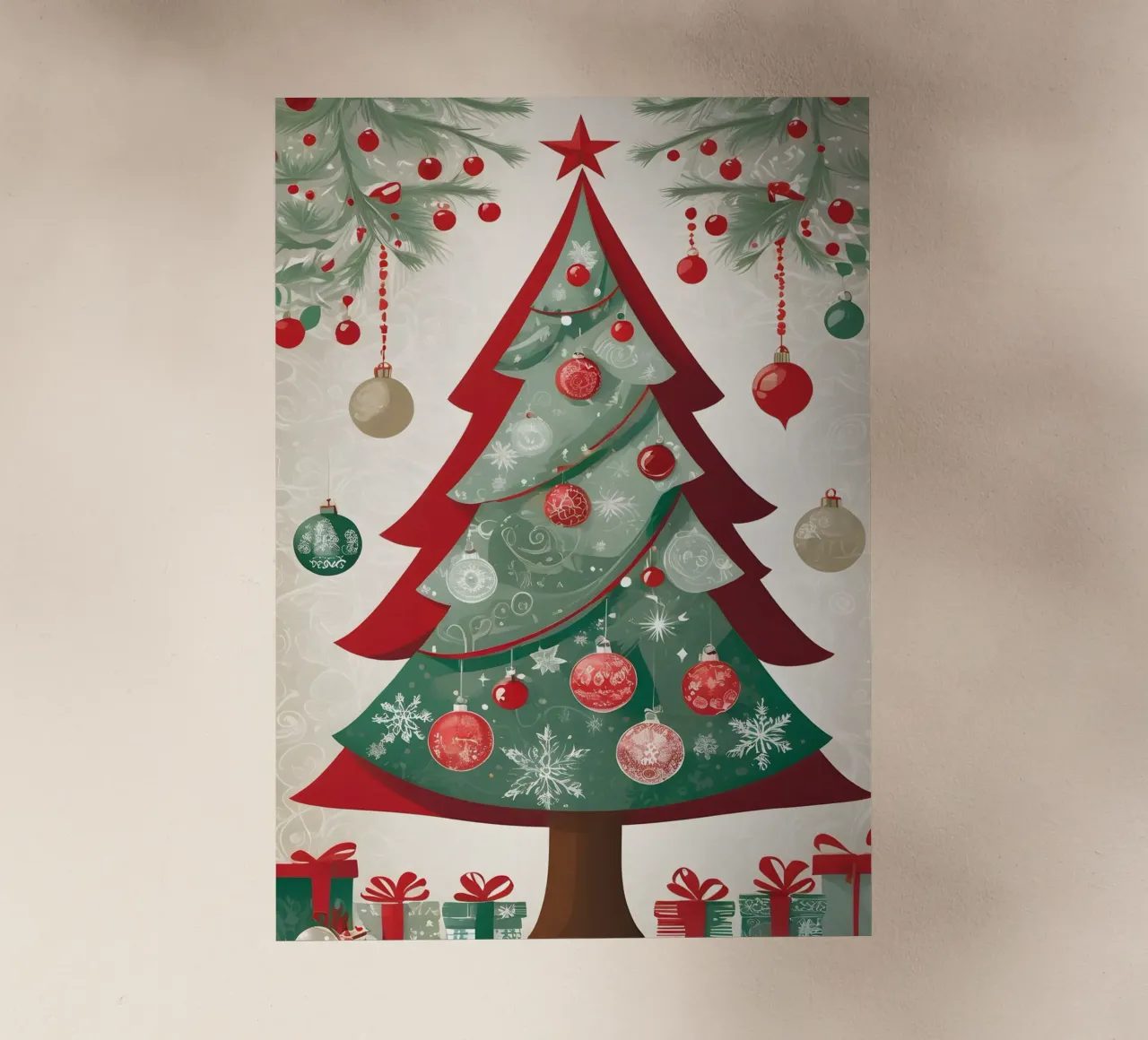 Albero di Natale pellicola backlit da Twinkle & Thread