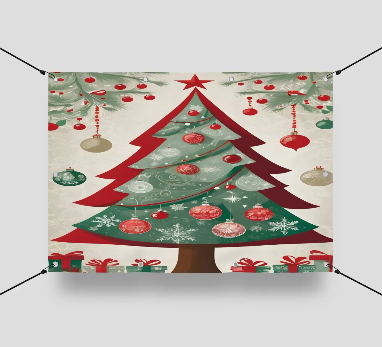 Albero di Natale telo in pvc da Twinkle & Thread