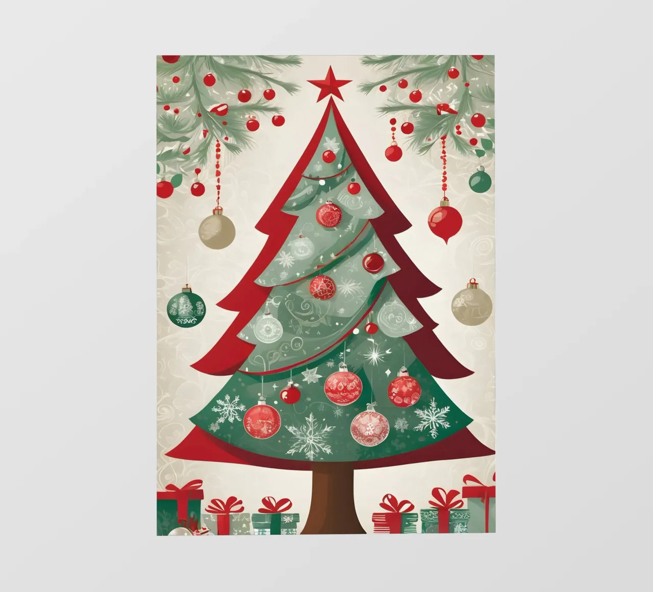 Albero di Natale telo in pvc da Twinkle & Thread