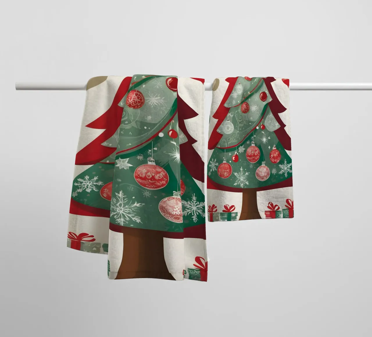 Albero di Natale asciugamano da bagno da Twinkle & Thread