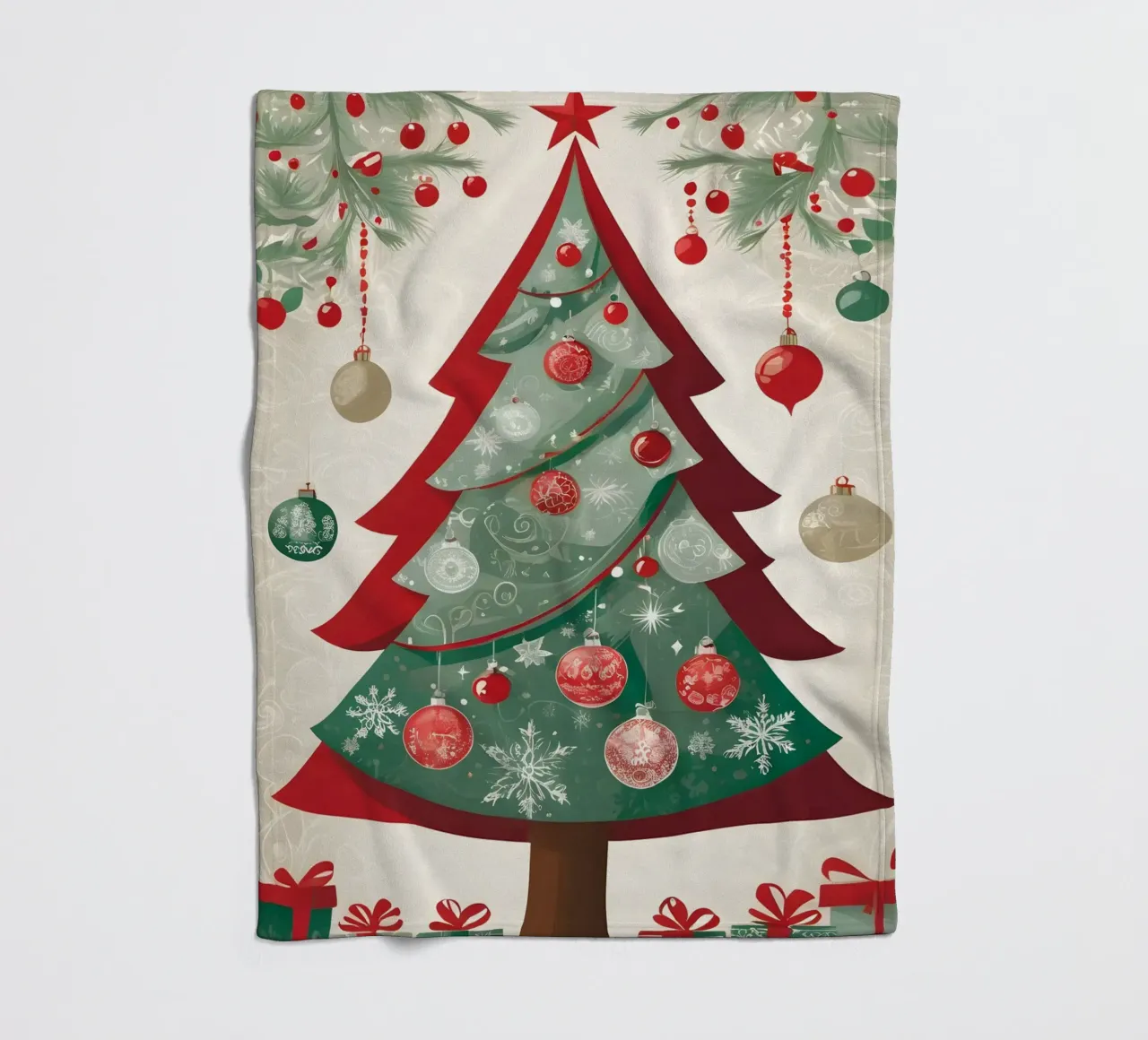 Albero di Natale coperta in pile da Twinkle & Thread
