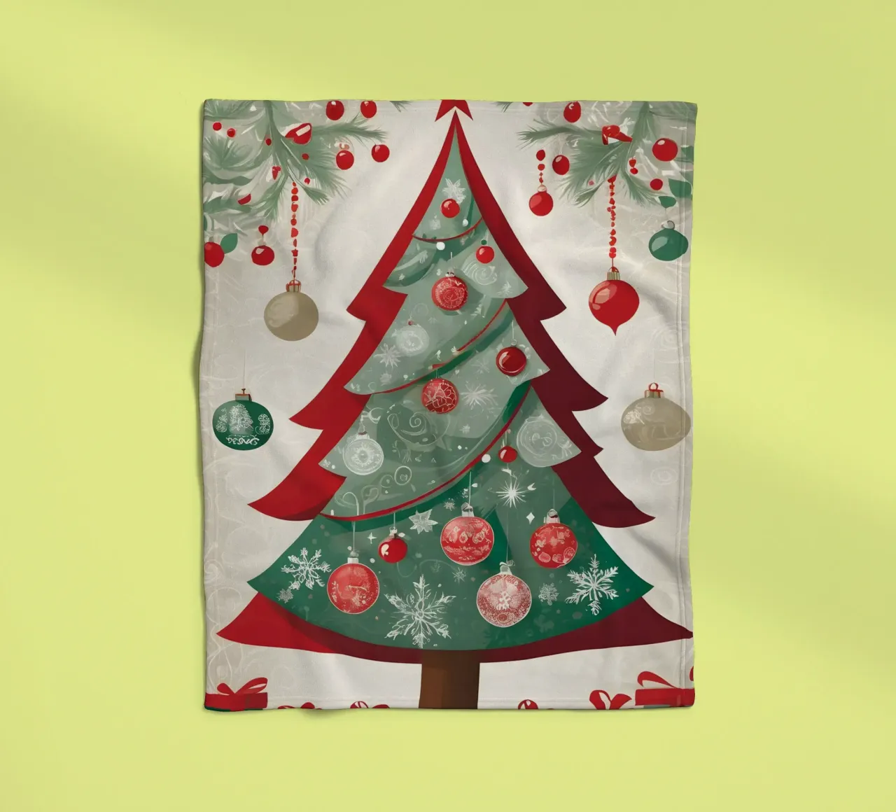 Albero di Natale coperta in pile da Twinkle & Thread