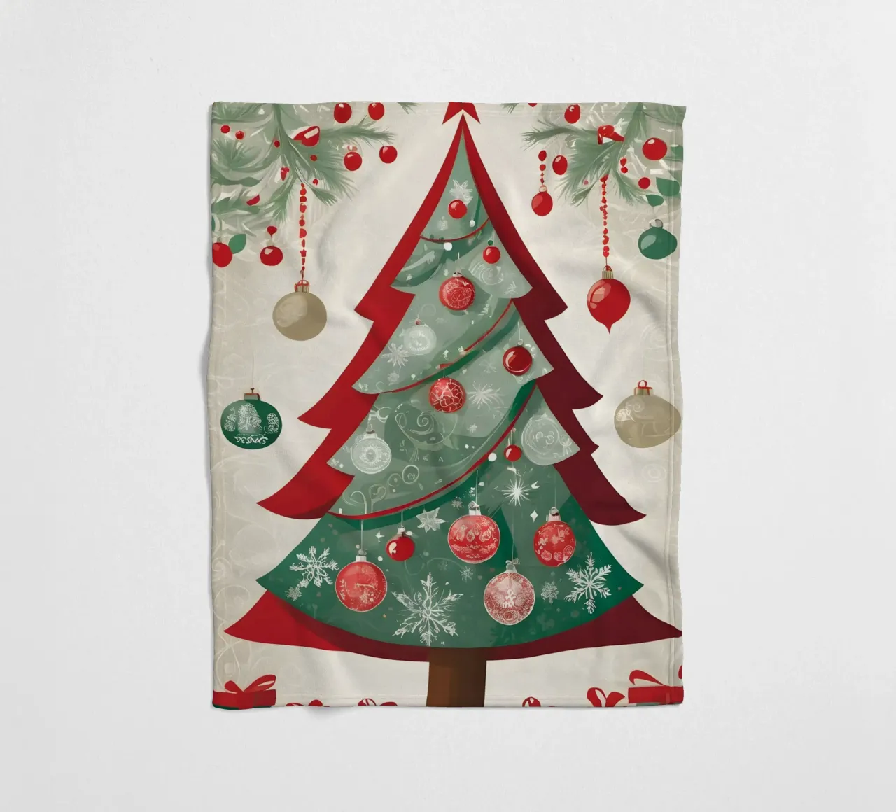 Albero di Natale coperta in pile da Twinkle & Thread
