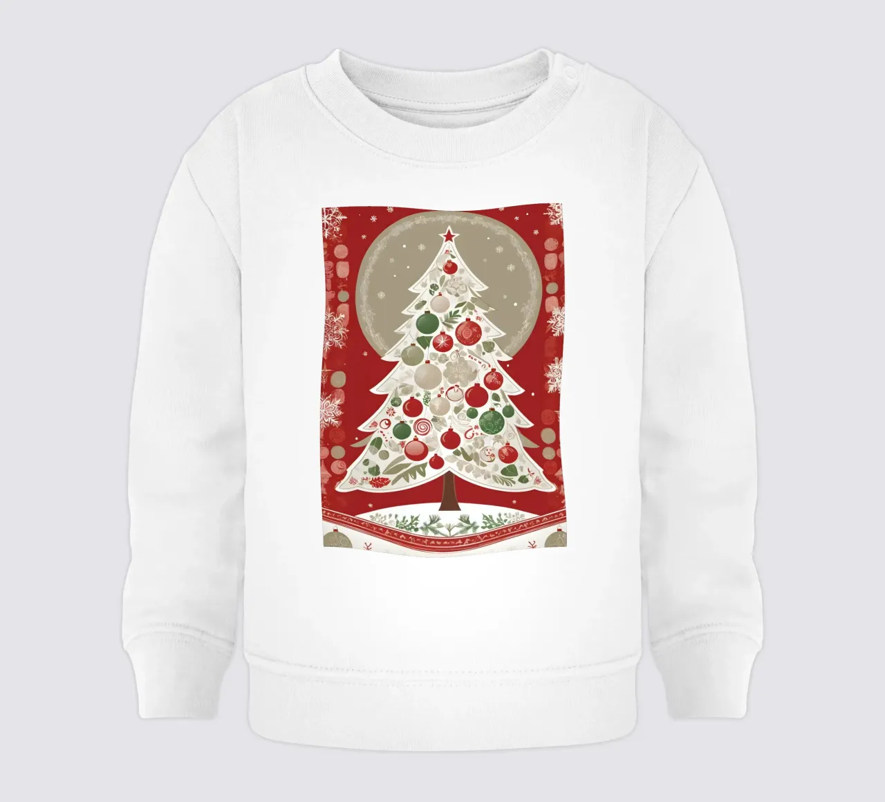 Albero di Natale felpa neonato da Twinkle & Thread
