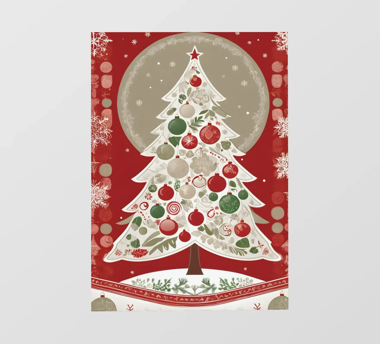 Albero di Natale telo in pvc da Twinkle & Thread