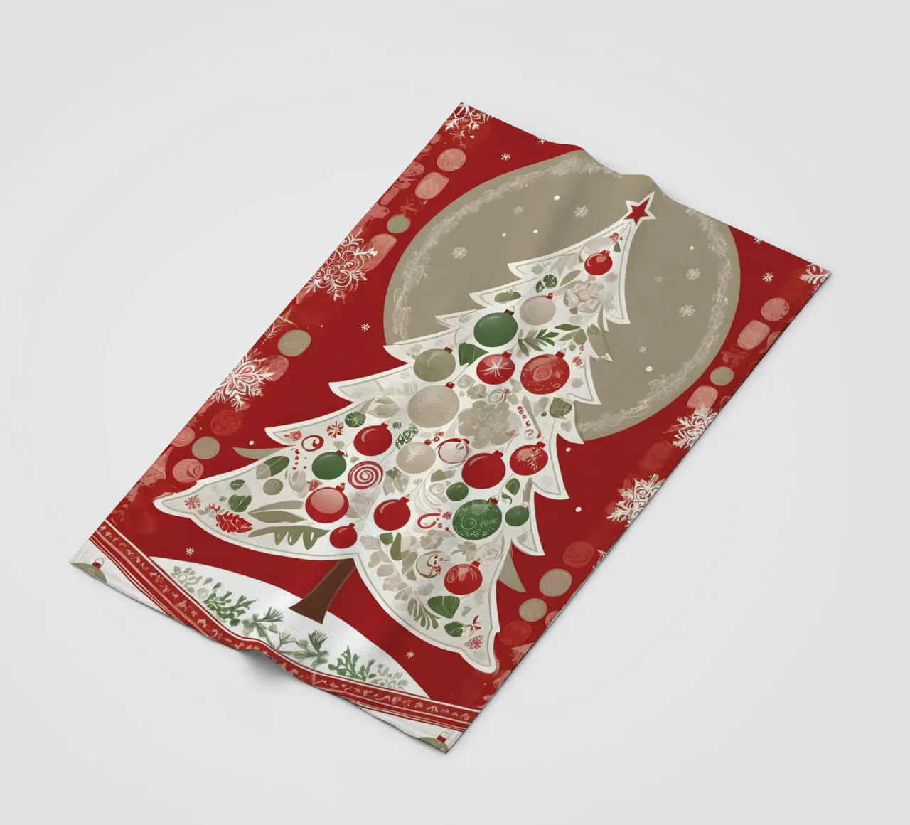 Albero di Natale coperta in pile da Twinkle & Thread