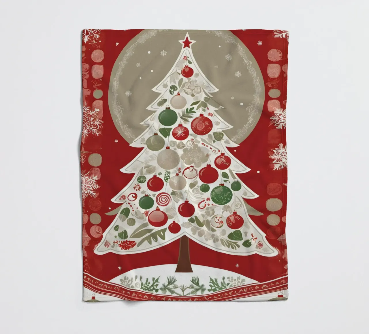 Albero di Natale coperta in pile da Twinkle & Thread