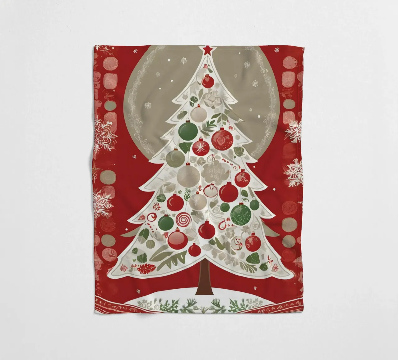 Albero di Natale coperta in pile da Twinkle & Thread