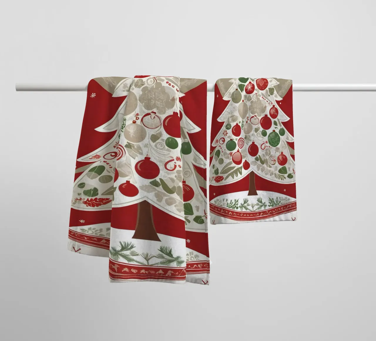 Albero di Natale asciugamano da bagno da Twinkle & Thread