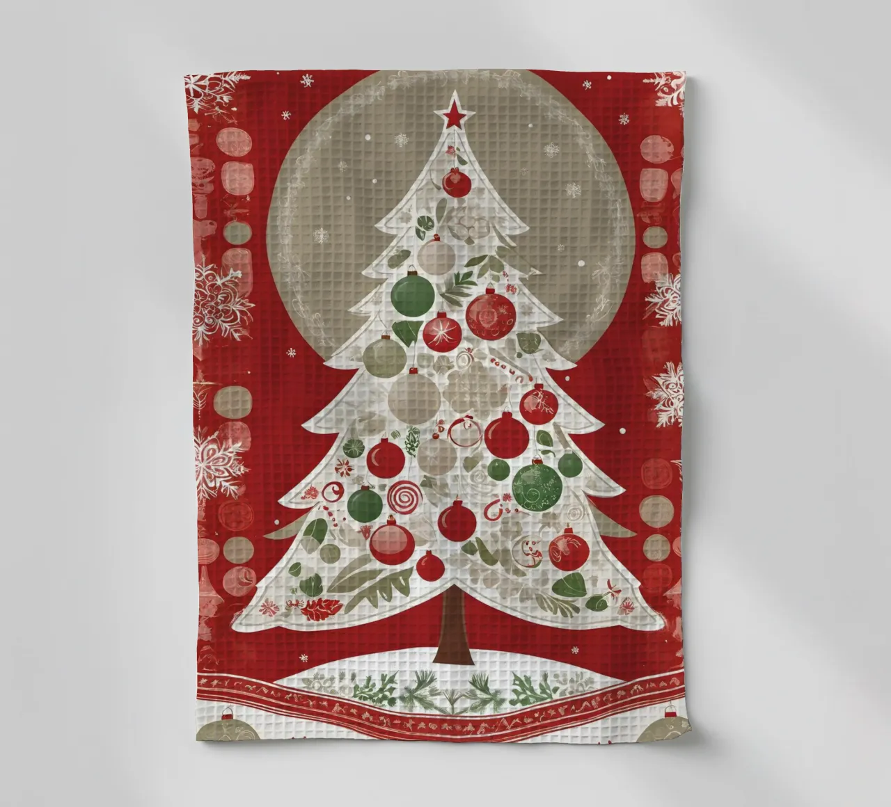 Albero di Natale canovaccio da cucina da Twinkle & Thread